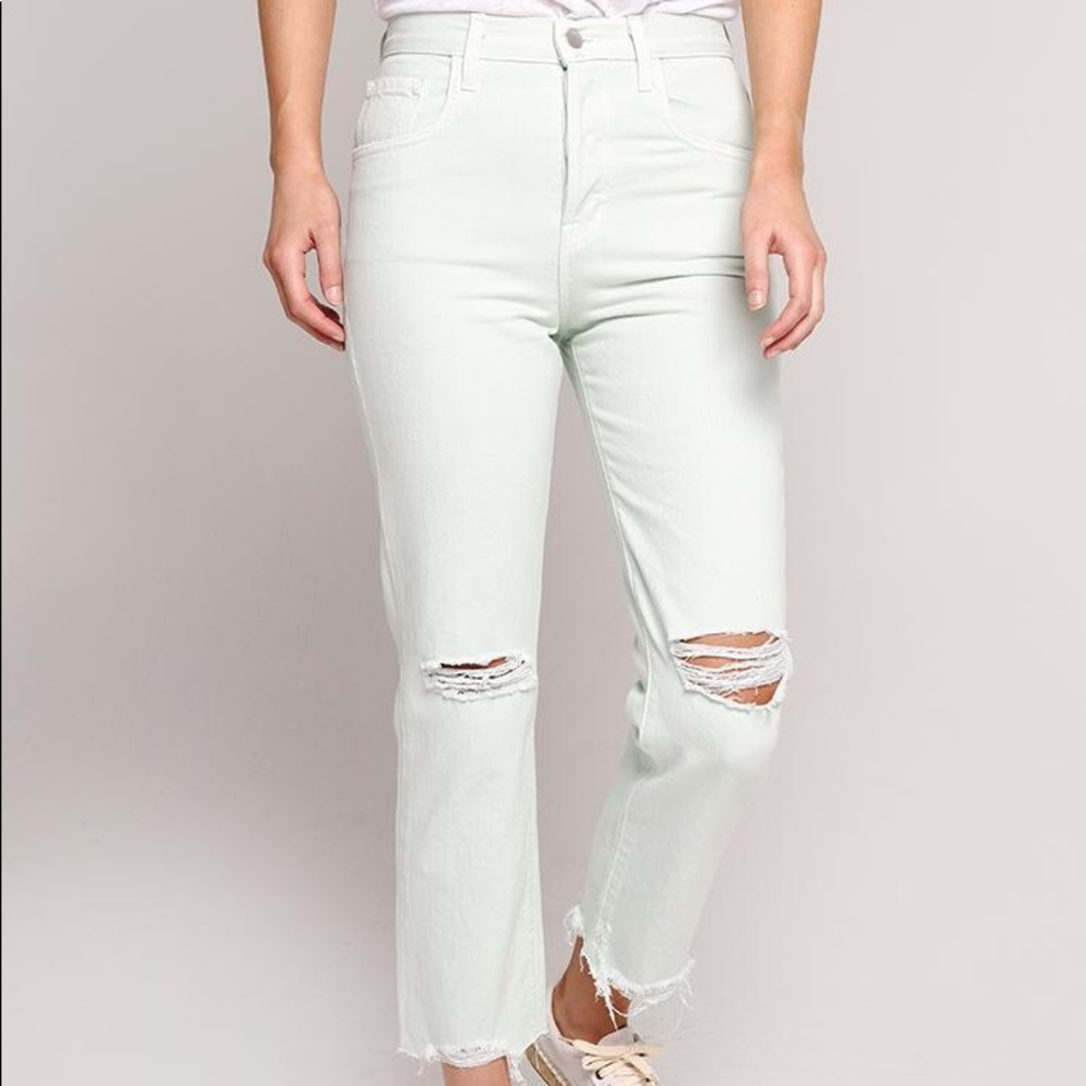 J BRAND Wynne High Rise Crop Straight Jeans, 31”